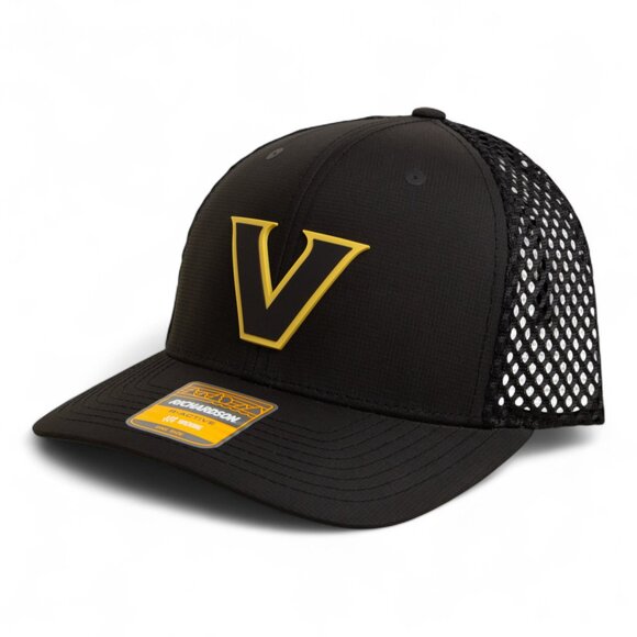 Vanderbilt Commodores Black 3D Snapback Tilikum Trucker Hat- Black - Picture 2 of 3